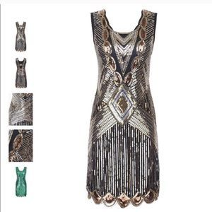 1920s flapper great gatsby dress